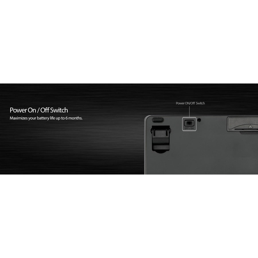 Adesso Wireless Mini Touchpad Keyboard