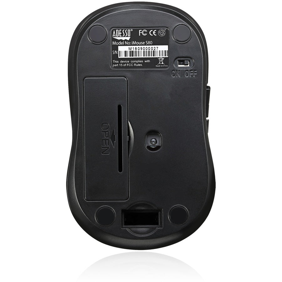 Adesso iMouse S80B Wireless Mini Optical Mouse