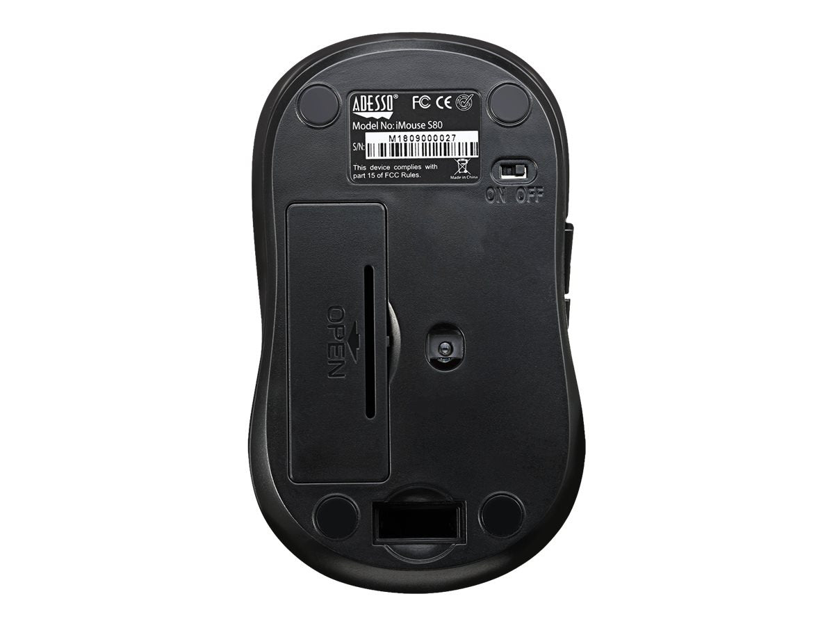 Adesso iMouse S80B Wireless Mini Optical Mouse