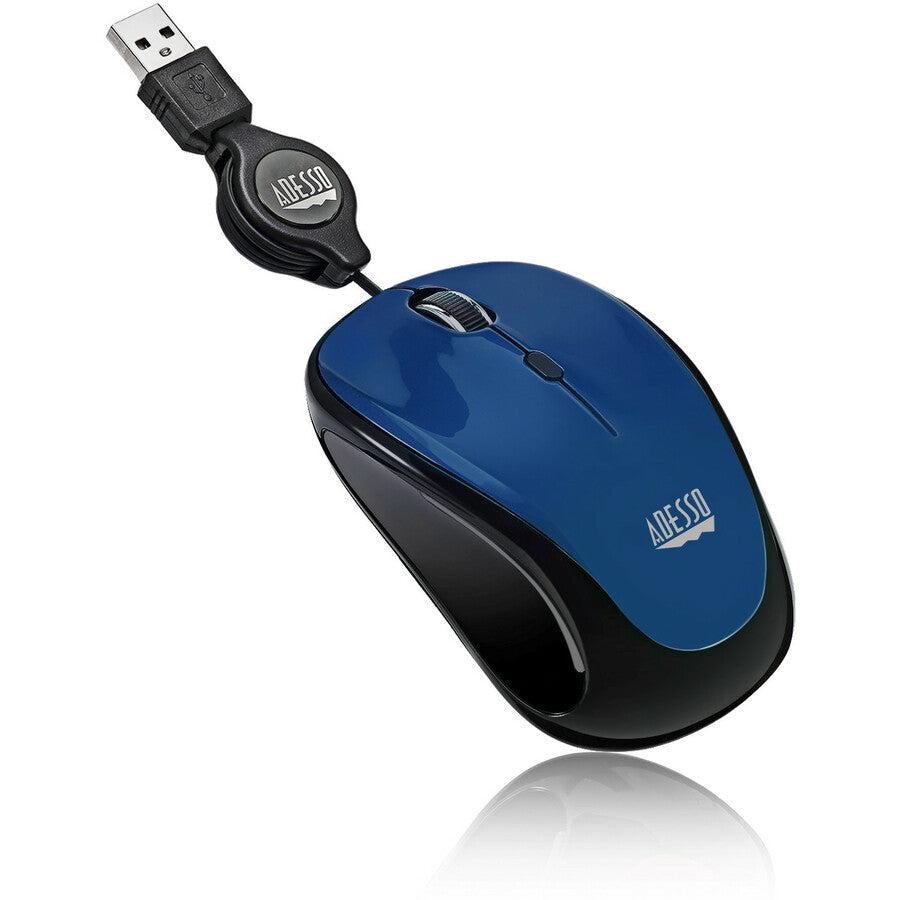 Adesso iMouse S8L - USB Illuminated Retractable Mini Mouse