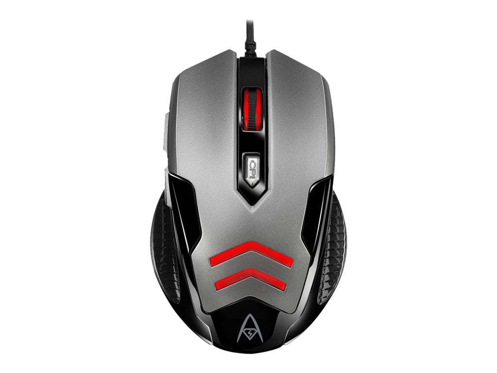 Adesso iMouse X1 - Mouse - ergonomic - right and left-handed - optical - 6 buttons - wired - USB IMOUSEX1
