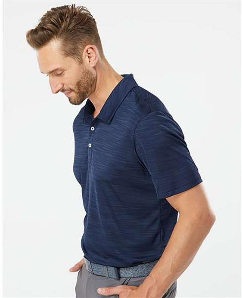 Adidas® Mélange Polo Shirt – Modern Texture, Premium Comfort