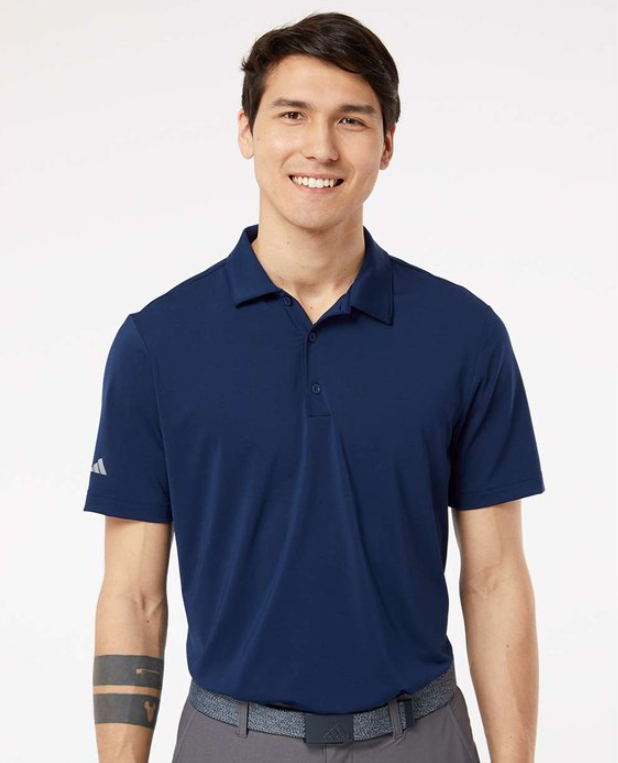 Adidas® Ultimate Solid Polo Shirt – Classic Look, High-Performance Comfort