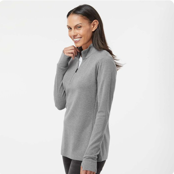 Adidas® Women's 3-Stripes Quarter-Zip Sweatshirt – Iconic Style with Performance Comfort