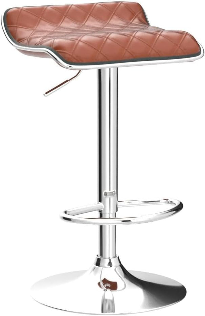 Adjustable Bar Stools Set Of 2 360 Swivel 37 To 45 In