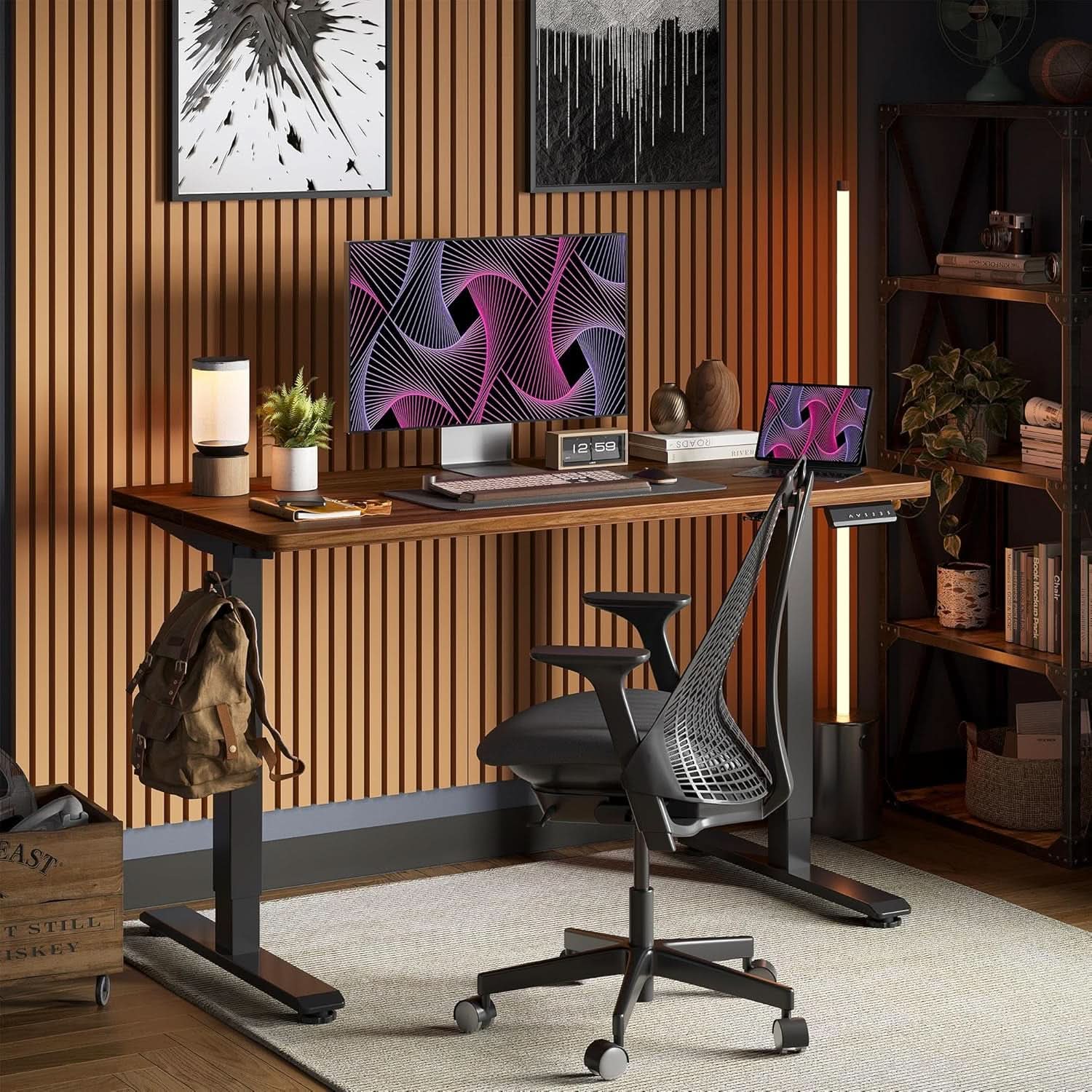 Adjustable Electric Standing Desk for Home Office Use