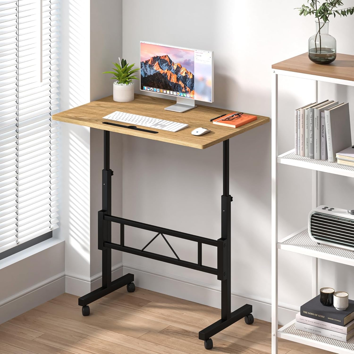 Adjustable Height Portable Standing Desk for Home Office