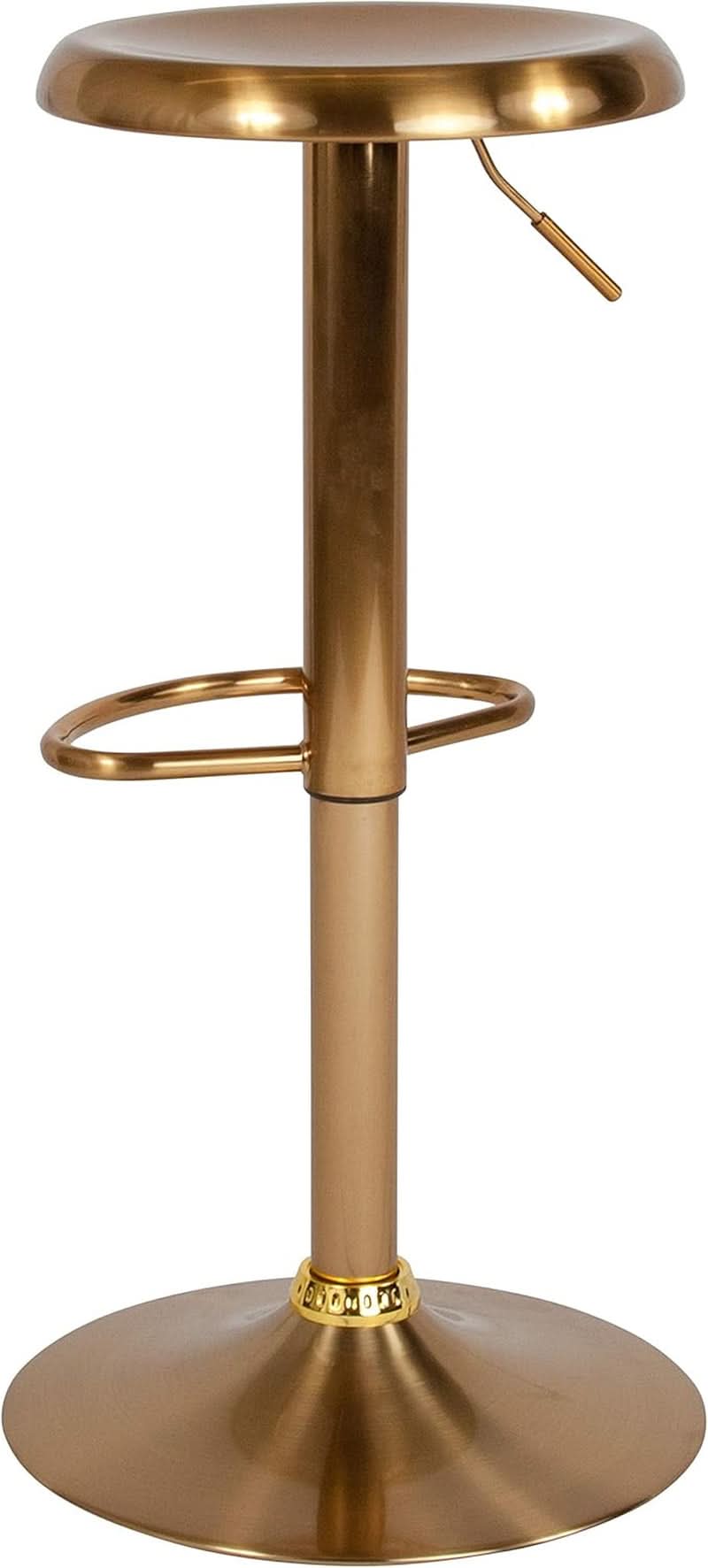 Adjustable Height Retro Metal Barstool for Stylish Seating