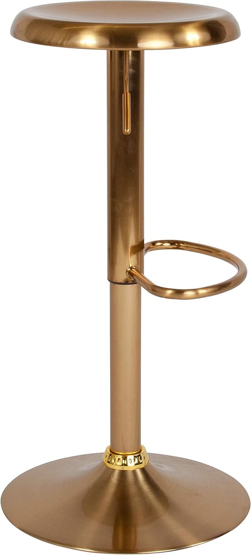 Adjustable Height Retro Metal Barstool for Stylish Seating
