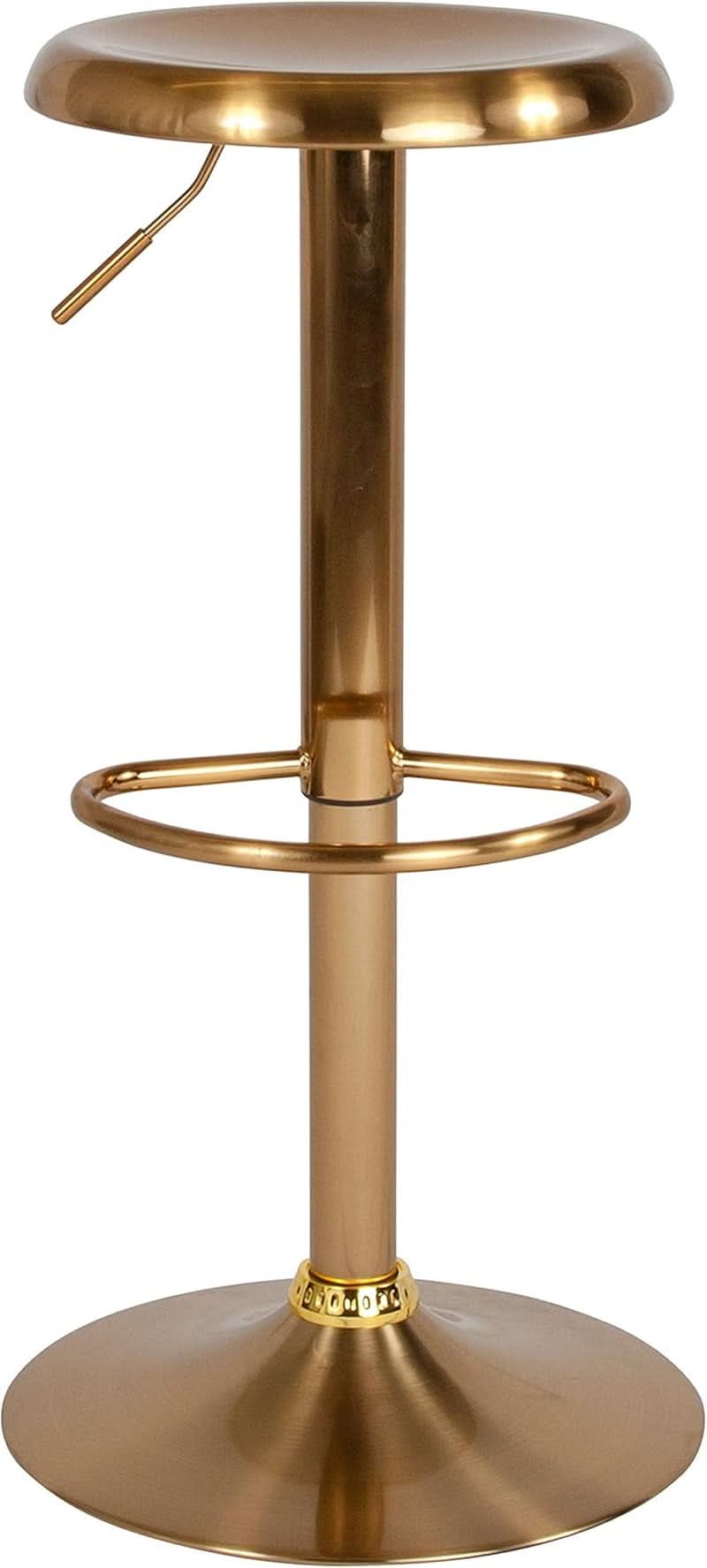 Adjustable Height Retro Metal Barstool for Stylish Seating