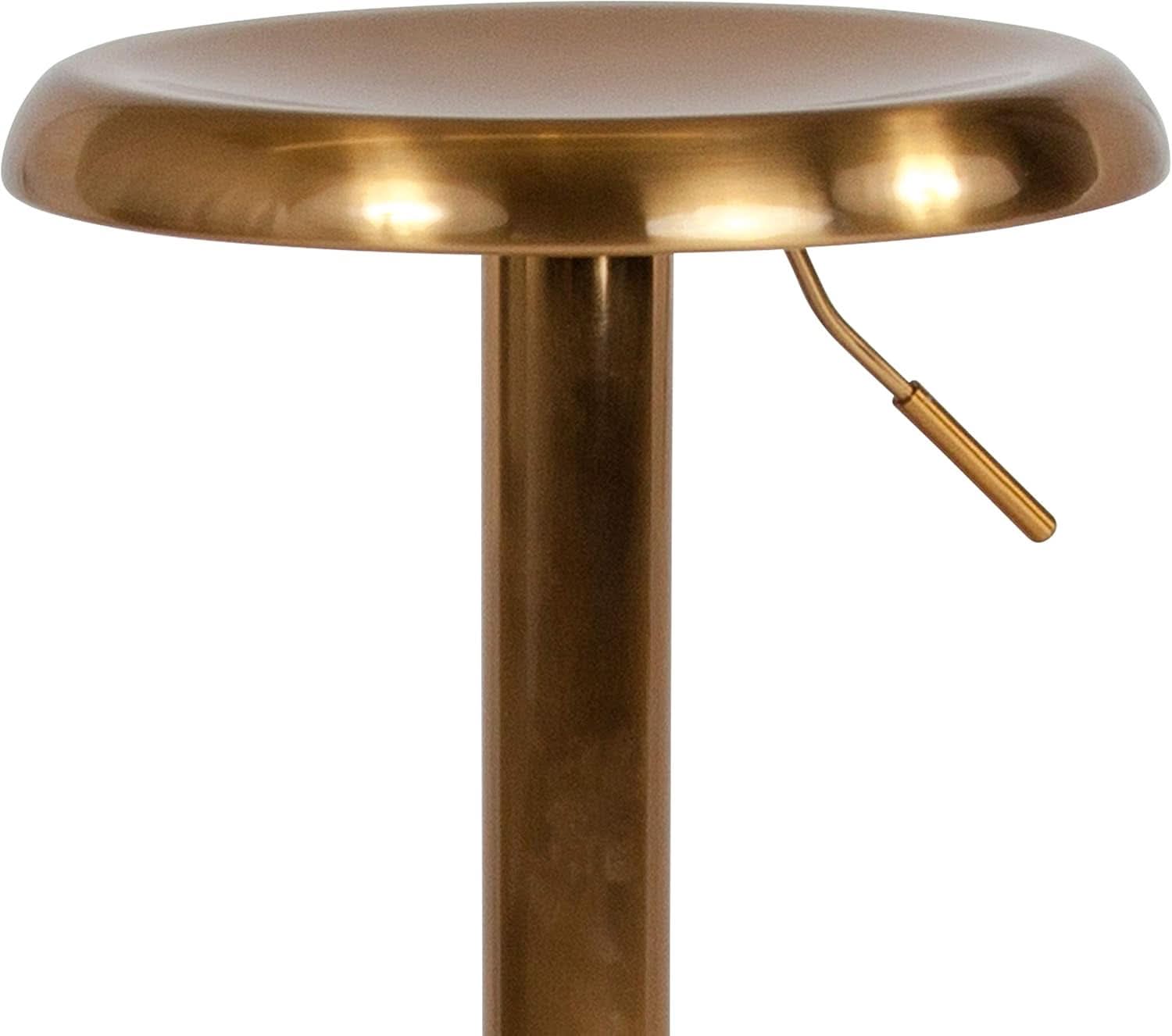 Adjustable Height Retro Metal Barstool for Stylish Seating
