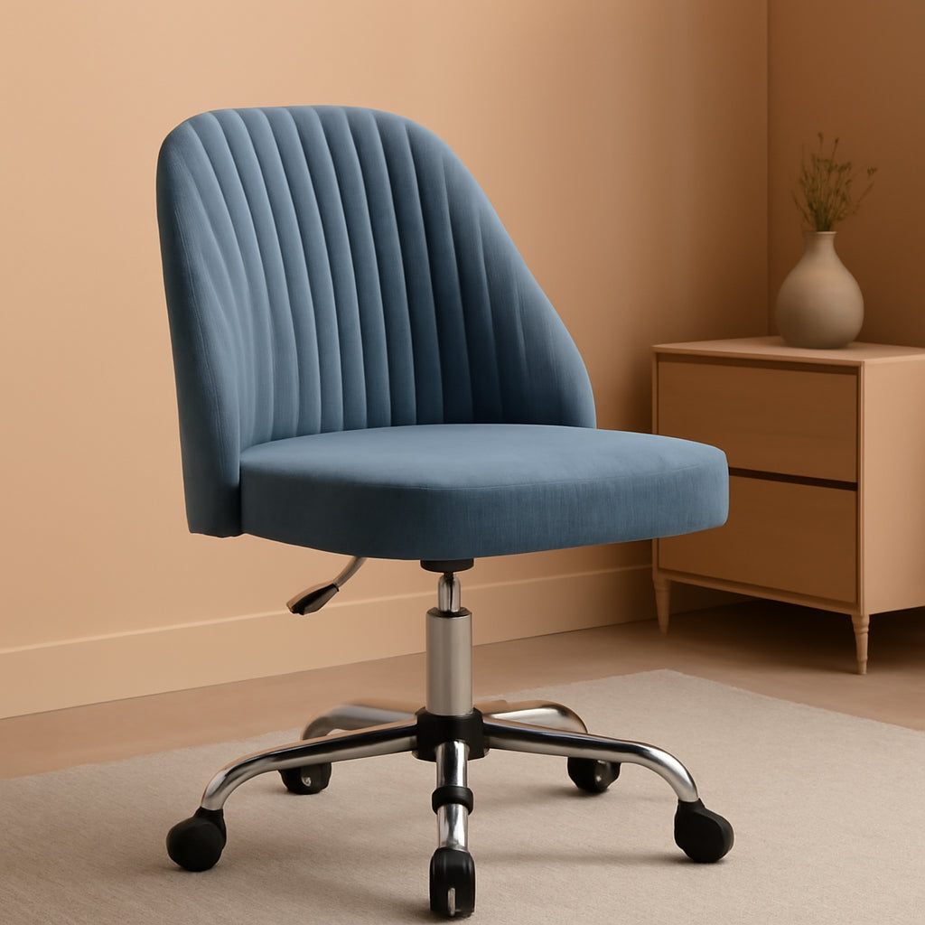 Adjustable Rolling Desk Chair For Home Office Workspace