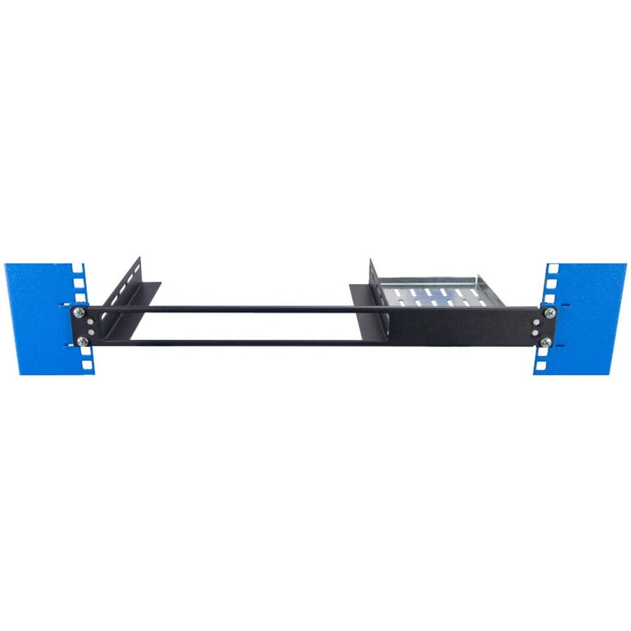 Adjustable Switch Shelf 2-Post Rack 1U - Cantilever Power Brick Tray | TecISoft 108-6899