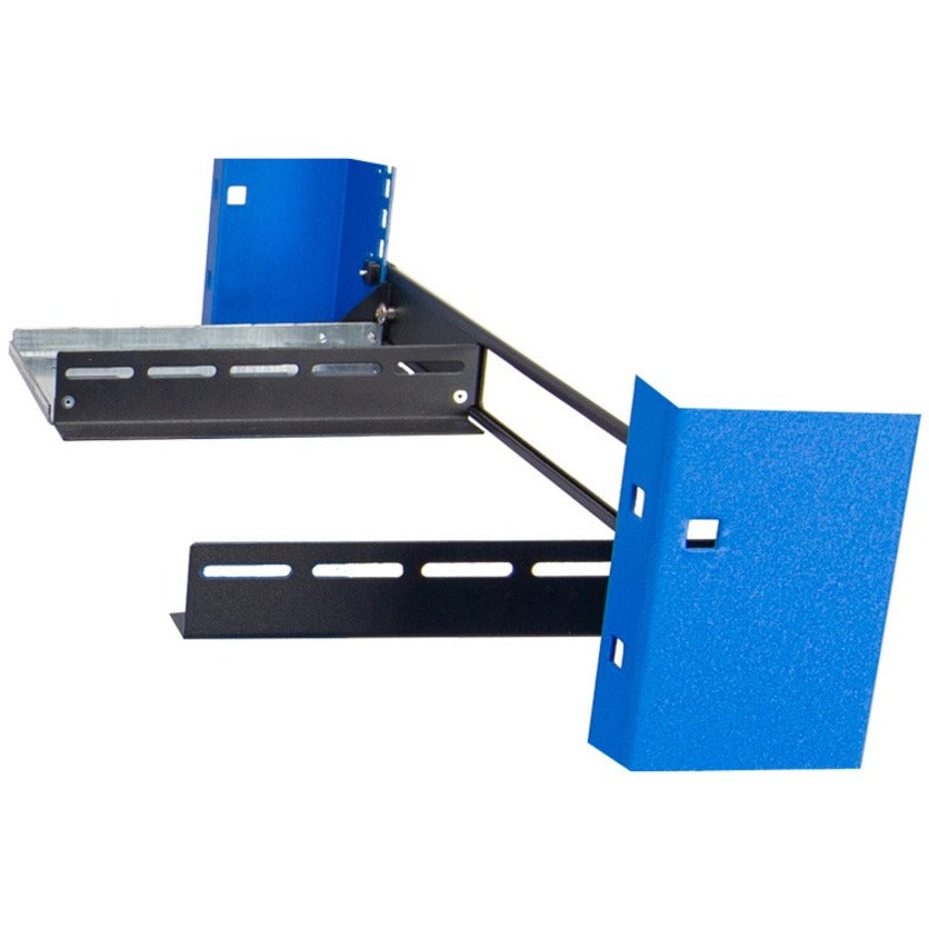 Adjustable Switch Shelf 2-Post Rack 1U - Cantilever Power Brick Tray | TecISoft 108-6899