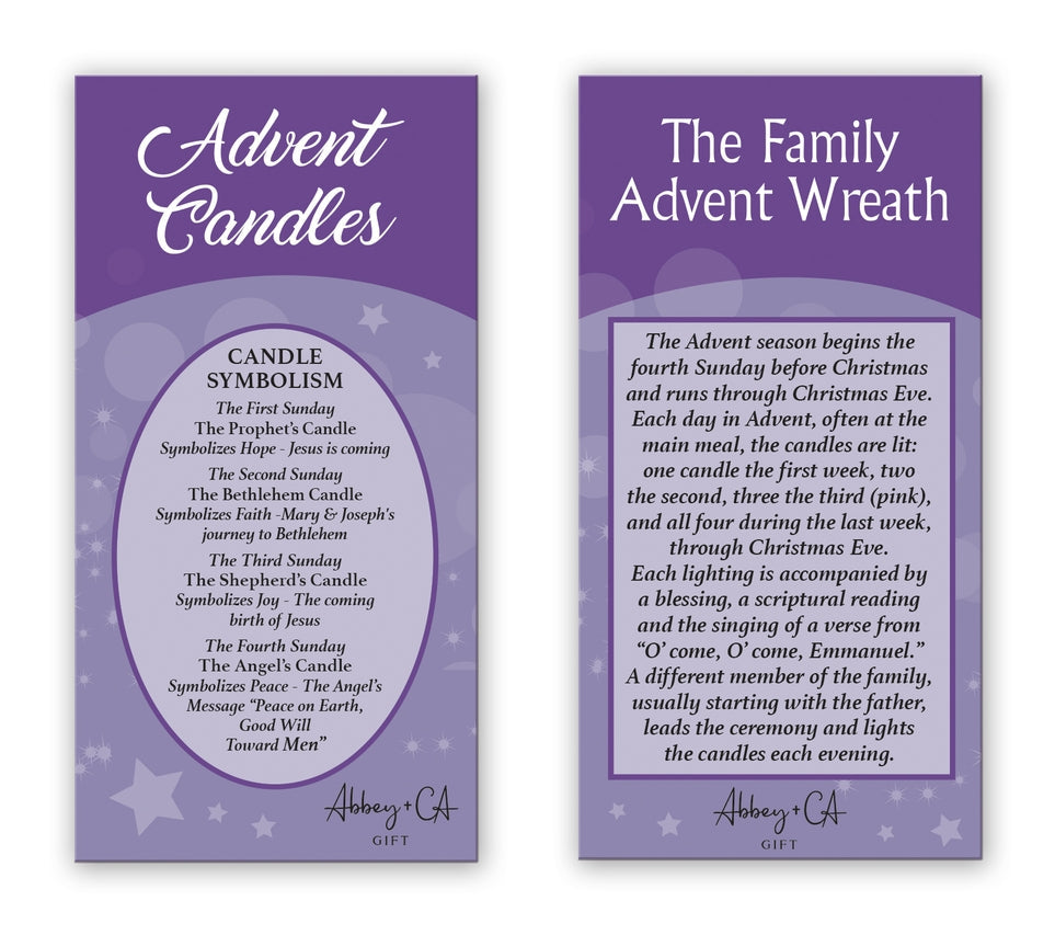 Advent Candle Set of 4
