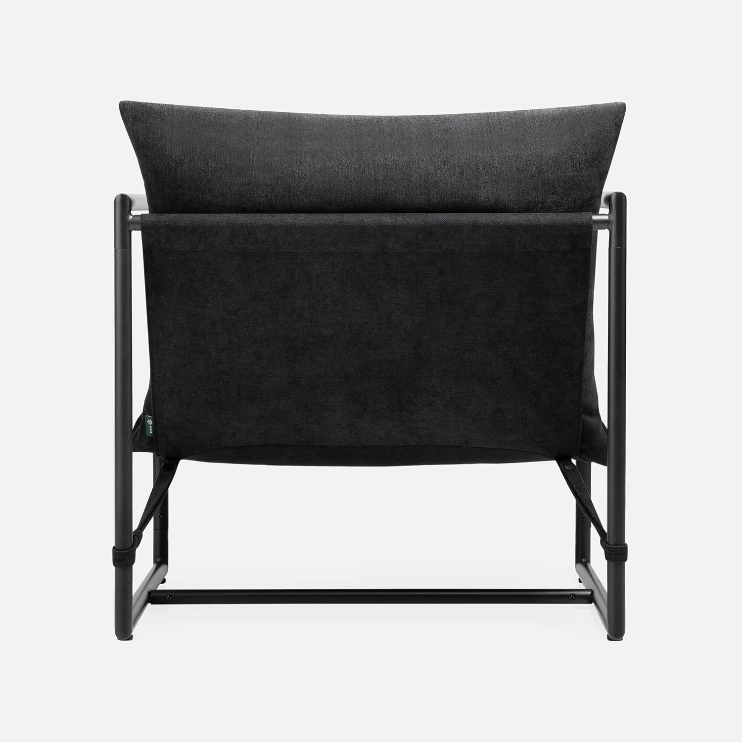 Aidan Sling Accent Chair Black Metal Frame Foam Cushion