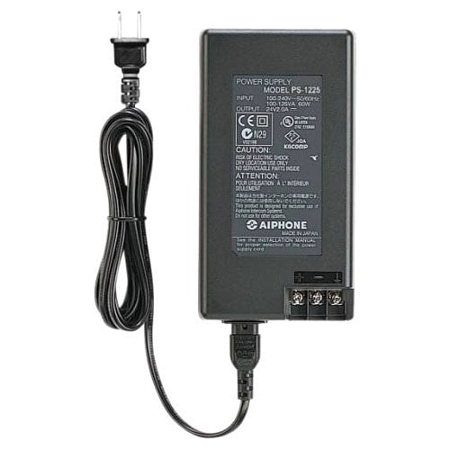 Aiphone PS-1225UL 12 VDC Power Supply UL Listed for Security Systems