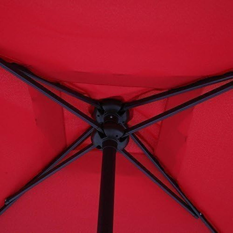 Albany Lane 6-Piece Folding Outdoor Dining Set Red