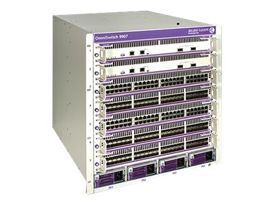 Alcatel-Lucent OmniSwitch 9907 - Redundant Bundle - switch - L3 - managed - front to back airflow - rack-mountable OS9907-RCB1-US