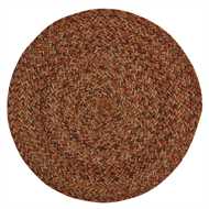 Allspice Round Braided Placemat