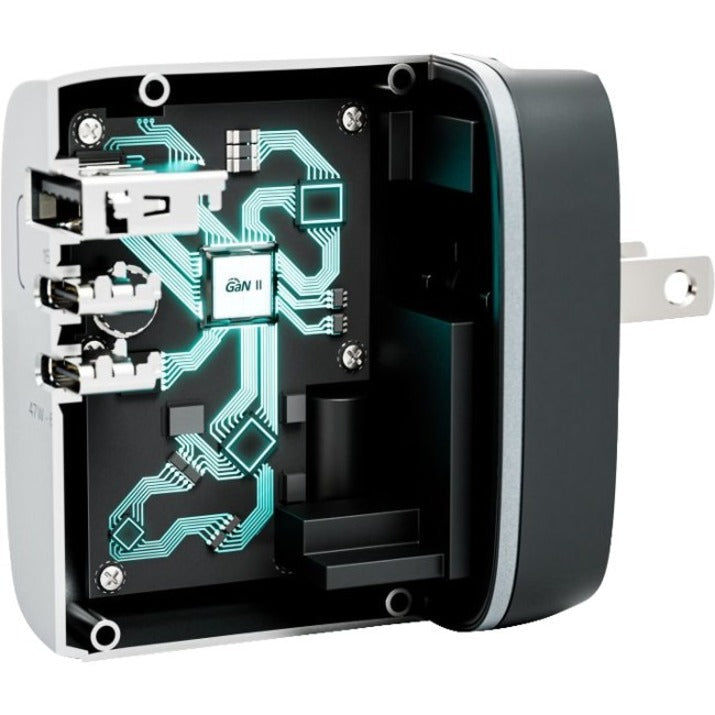 Alogic 3X67 Rapid Power 67W Multi-Country GaN Charger - 1 Pack - 120 V AC 230 V AC Input -