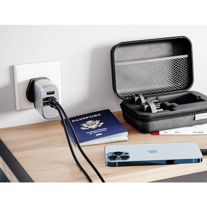 Alogic 3X67 Rapid Power 67W Multi-Country GaN Charger - 1 Pack - 120 V AC 230 V AC Input -