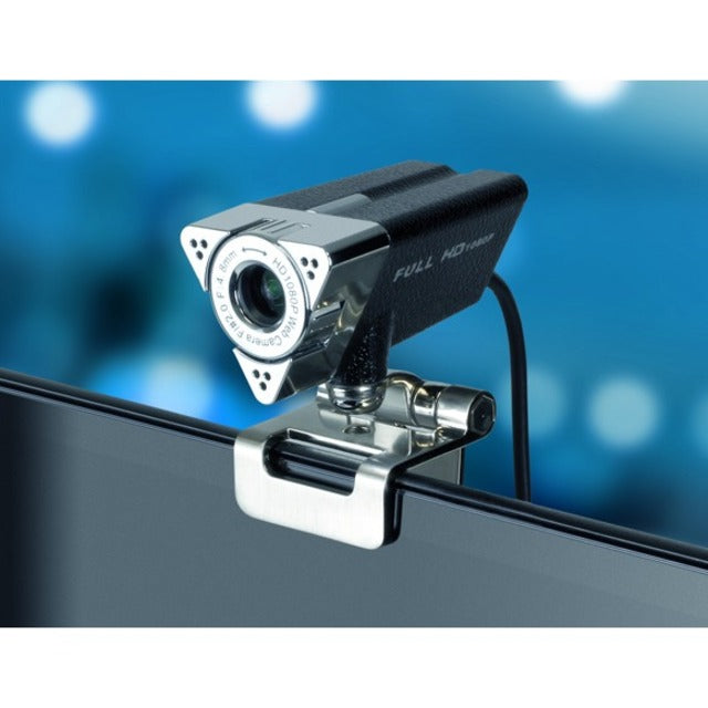 Aluratek AWC01F Video Conferencing Camera - 2 Megapixel - 30 fps - Black - USB 2.0 - 15