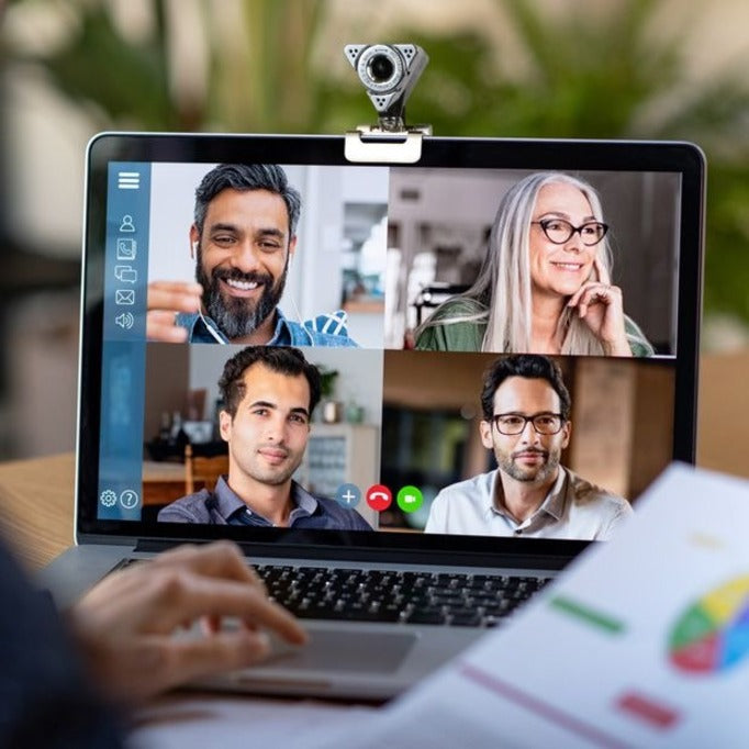 Aluratek AWC01F Video Conferencing Camera - 2 Megapixel - 30 fps - Black - USB 2.0 - 15