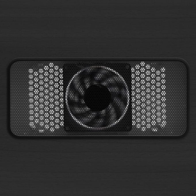 Aluratek Adjustable Ergonomic Laptop Cooling Table with Fan (Black) ACT01FB