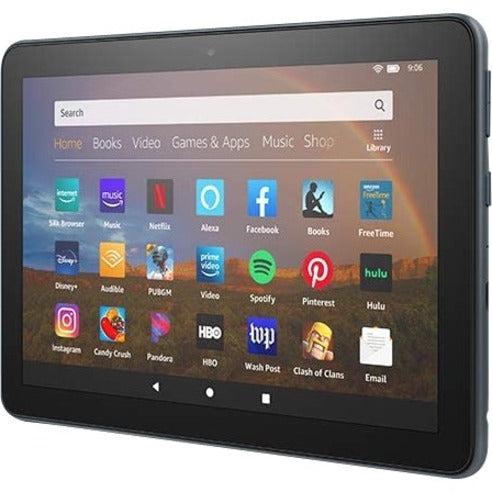 Amazon Fire HD 8 Plus Tablet - 8" WXGA - Quad-core (4 Core) 2 GHz - 3 GB RAM - 32 GB Storage - Black