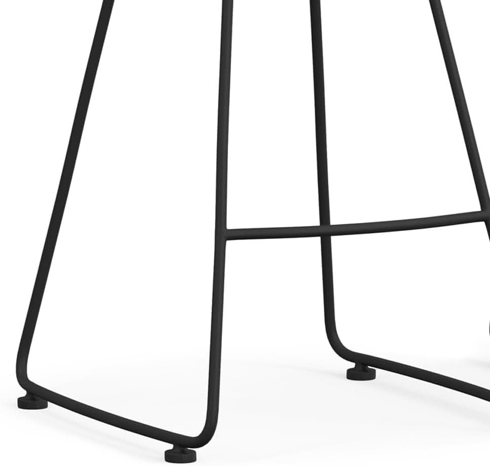 Amberly Natural 24 Inch Saddle Counter Height Bar Stool Set