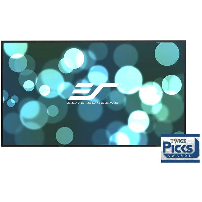 Ambient Light Rejecting Projection Screen - Elite AR92DHD3 Aeon 92" CineGrey 3D Fixed Frame 16:9 | TECISOFT