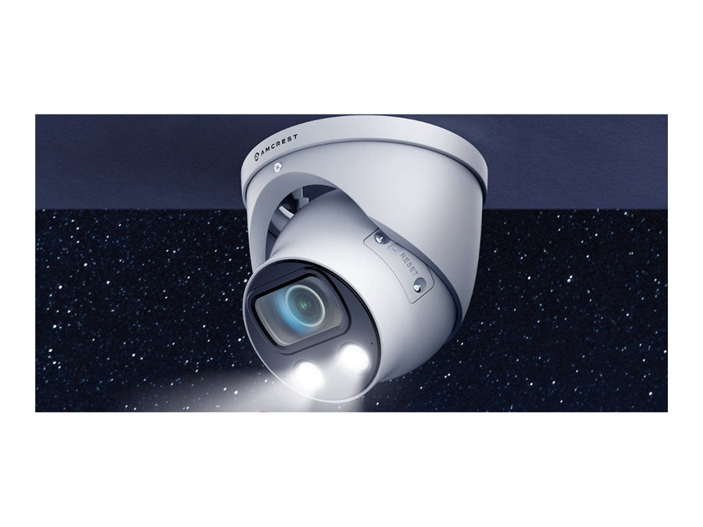 Amcrest IP8M-T2883EW-AI - Network panoramic camera - turret - outdoor - color (Day&Night) - 8 MP - 3840 x 2160 - M22 mount -