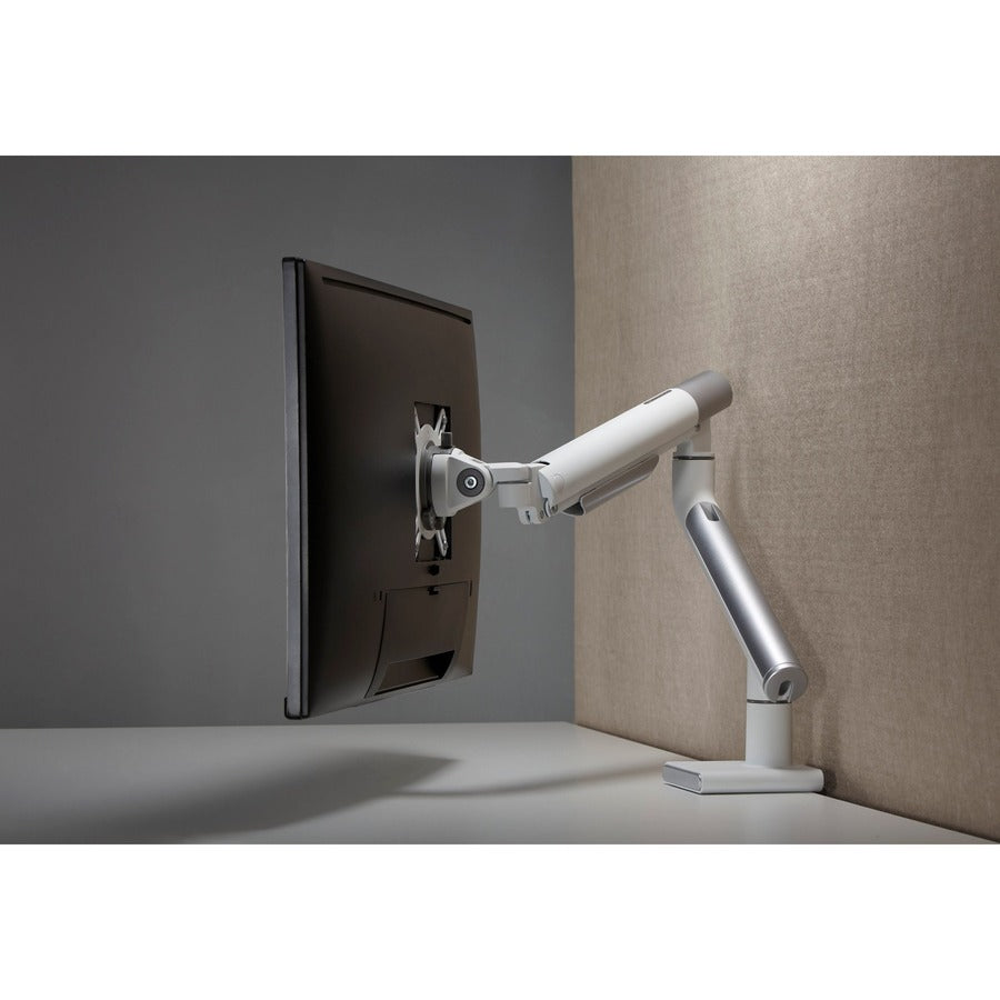 Amer Hydra1A Mounting Arm For Monitor, Curved Screen Display, Display Screen - Textured White, Space Gray