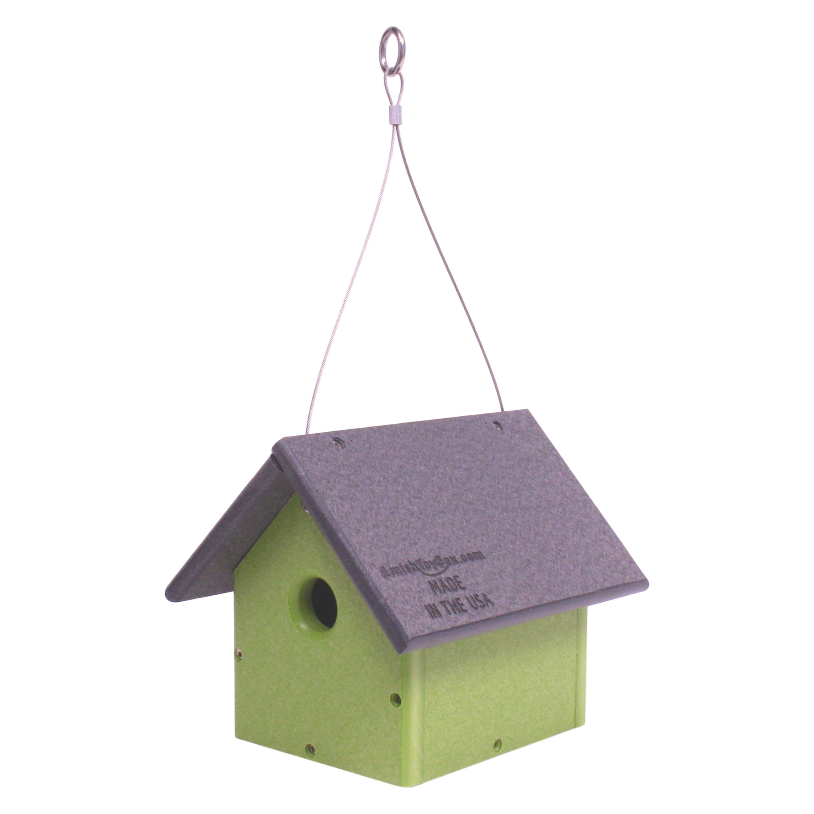 Amish-Made Chickadee or Wren House, Poly Lumber Bird House
