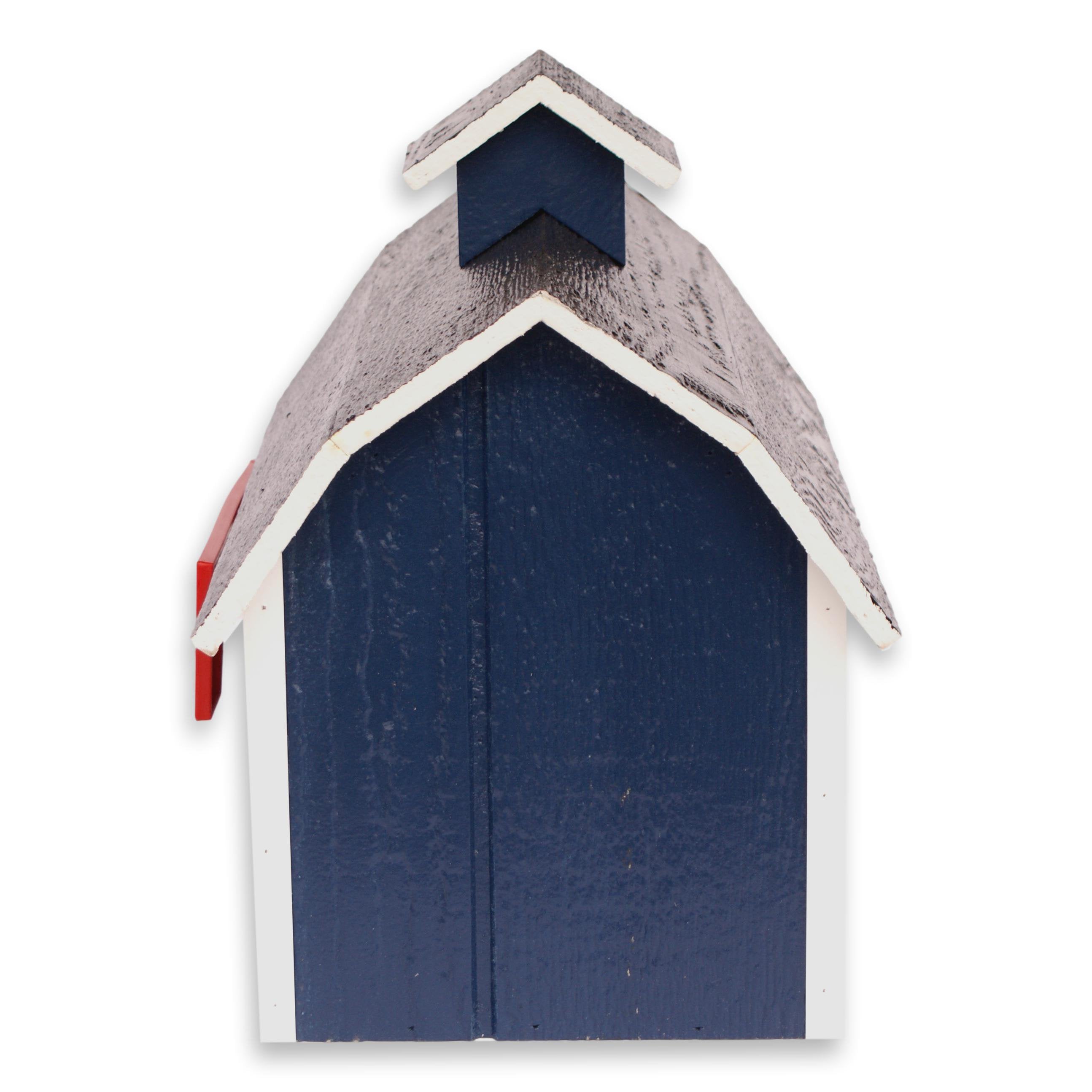 Amish-Made Wooden Mailbox, Dutch Barn Style, Post-Mount
