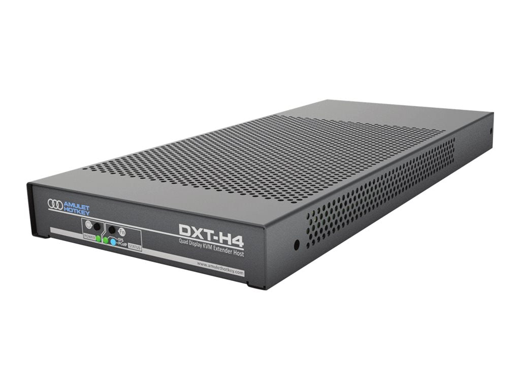 Amulet Hotkey DXT-H4 - KVM / audio extender - PCoIP - USB - 4 ports - TAA Compliant
