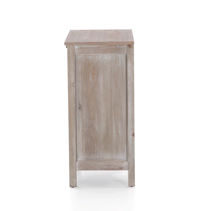 Angulo Beige Accent Chest With Three-Drawer Storage