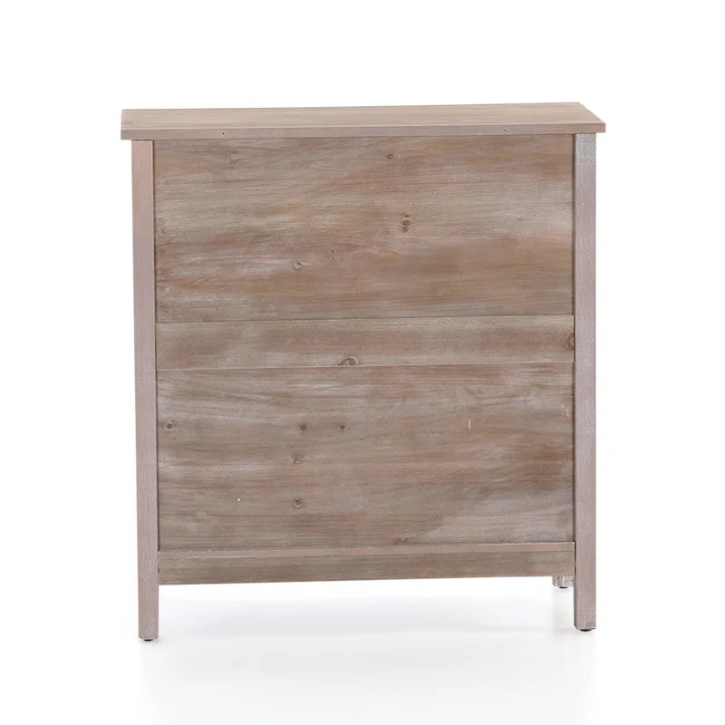Angulo Beige Accent Chest With Three-Drawer Storage