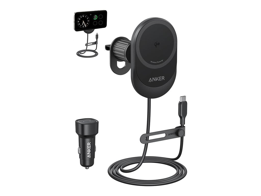 Anker MagGo - Car wireless charging holder - MagSafe compatible - 15 Watt - IQ 2.0 B2932H11-1