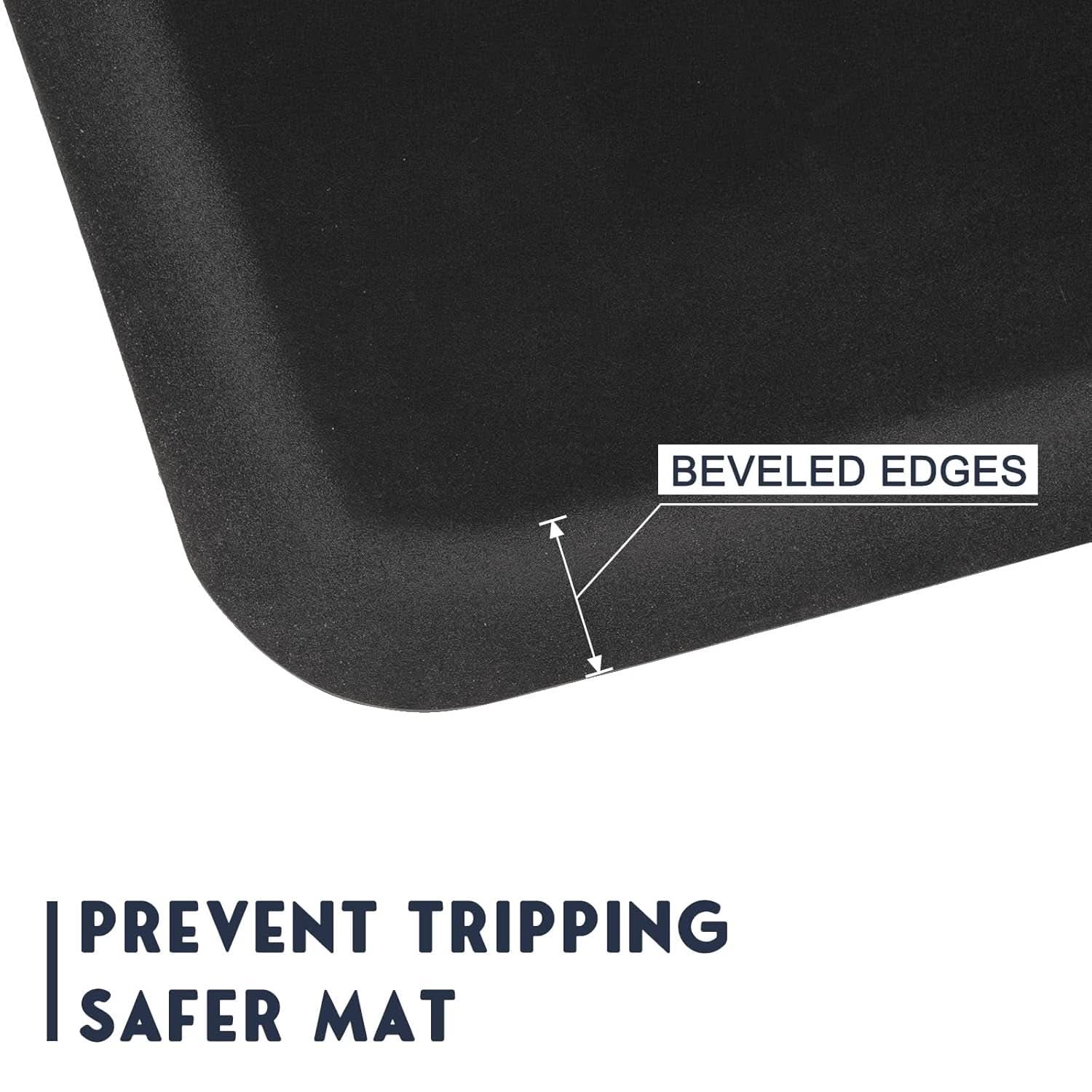 Anti Fatigue Barber Floor Mat 3 By 4 Ft For Salon Styling Chair Square Base Half Inch Thick