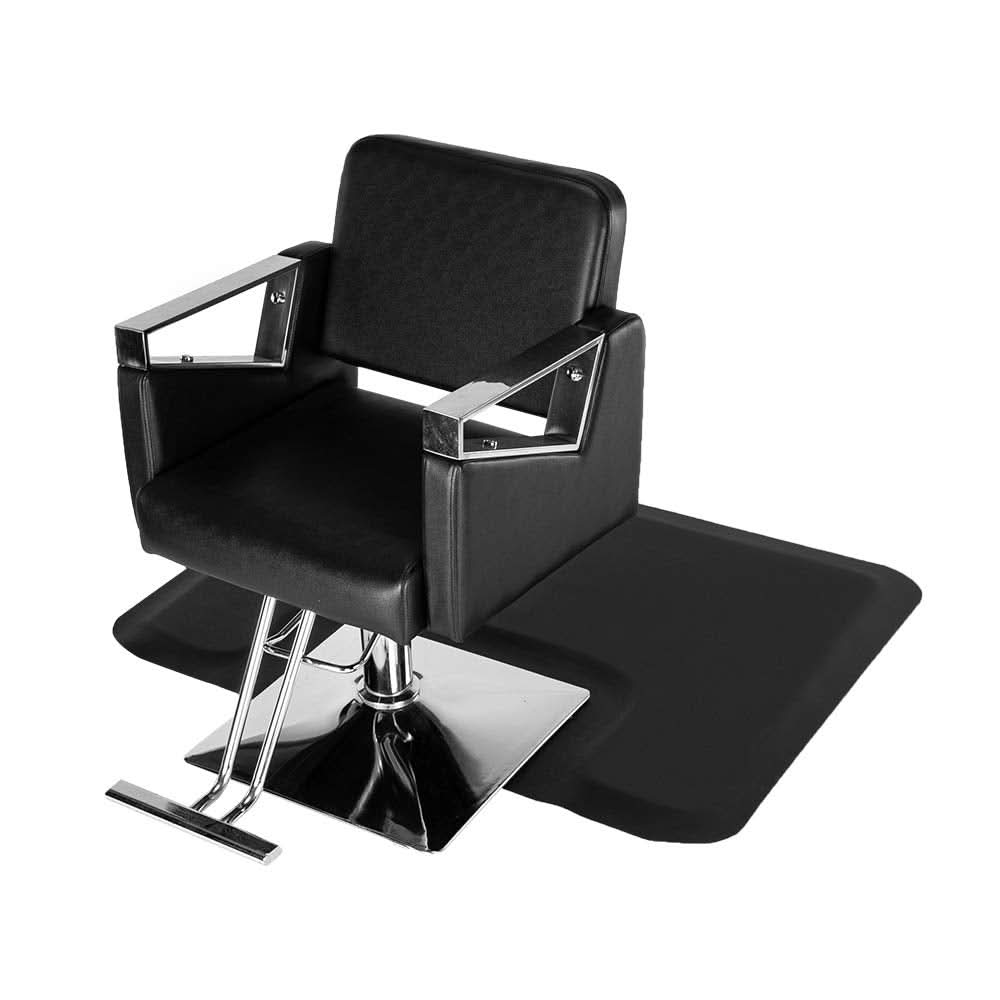 Anti Fatigue Barber Floor Mat 3 By 4 Ft For Salon Styling Chair Square Base Half Inch Thick