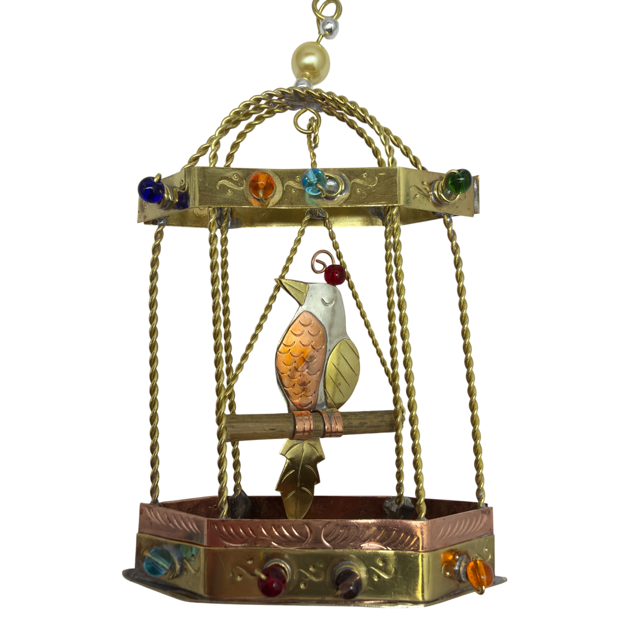 Antique Bird Cage Ornament
