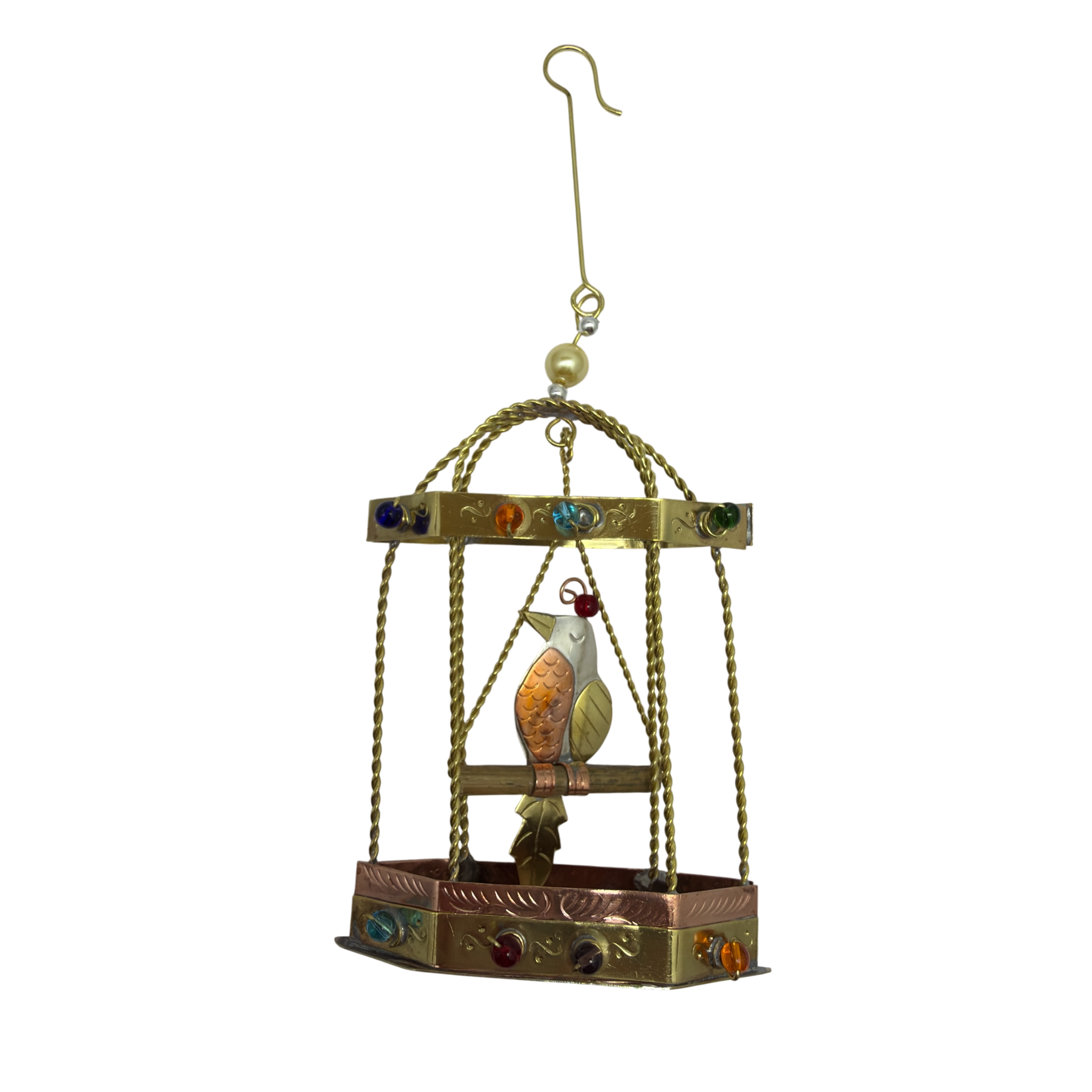 Antique Bird Cage Ornament