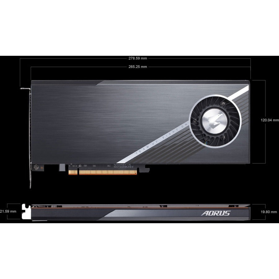 Aorus 500 GB Solid State Drive - Plug-in Card Internal - PCI Express NVMe (PCI Express NVMe 4.0 x16) GP-ASACNE6200TTTDA