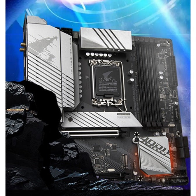 Aorus Ultra Durable B660M Aorus Pro Ax Ddr4 Gaming Desktop Motherboard - Intel B660 Chipset - Socket Lga-1700 - Intel Optane Memory Ready - Micro Atx B660M AORUS PRO AX DDR4