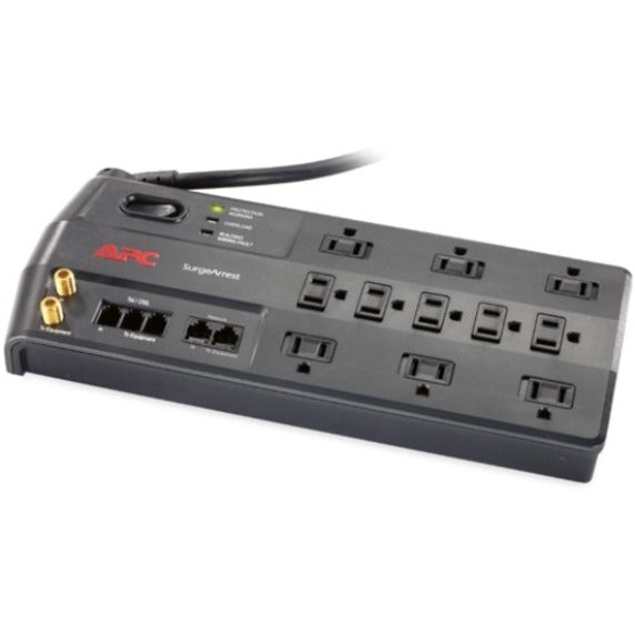 Apc P11Vnt3 Performance Surgearrest 11-Outlet/ 3020 Joules 120V Surge Protector, W/ Phone (Splitter) & Coax & Ethernet Protection