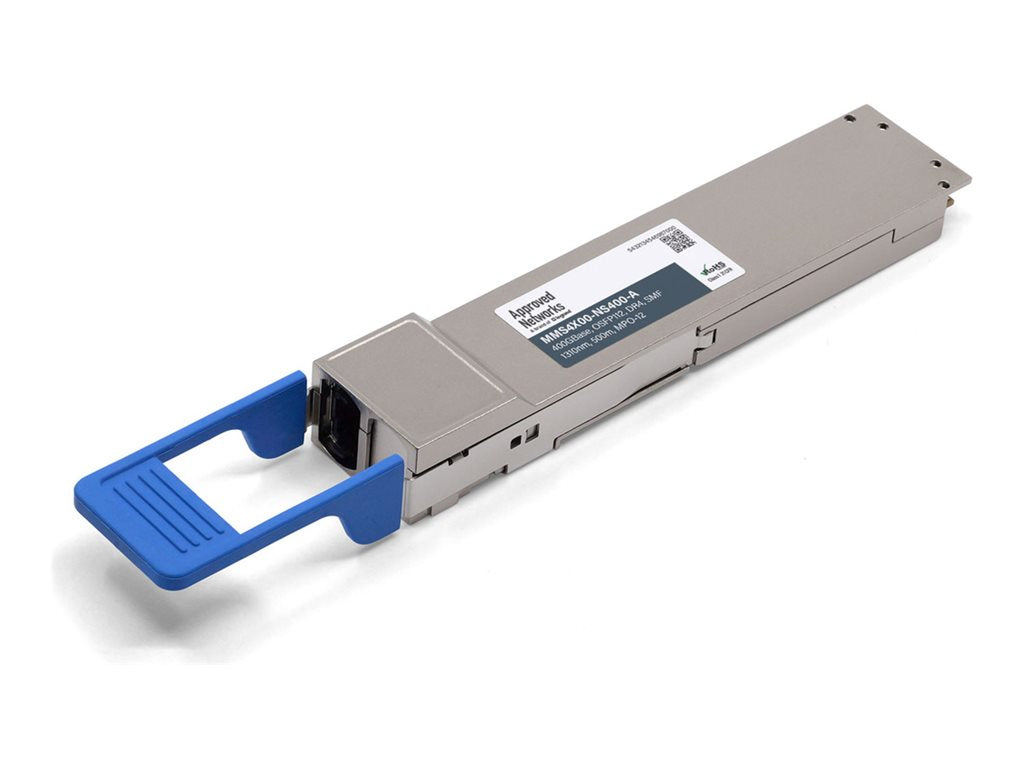 Approved Networks - OSFP transceiver module (equivalent to: Nvidia MMS4X00-NS400) - 400GbE - 400GBase-DR4 - MTP/MPO-12 single-mode MMS4X00-NS400-A