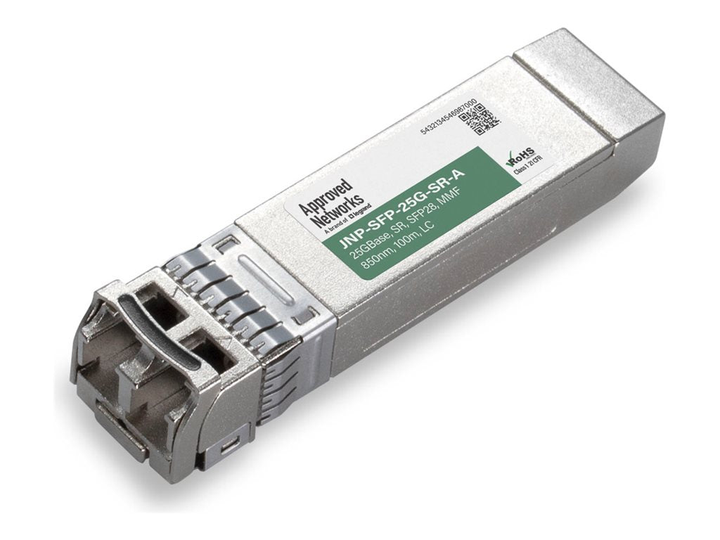 Approved Networks - SFP28 transceiver module (equivalent to: Juniper JNP-SFP-25G-SR) - 25GbE, CPRI - 25GBase-SR - LC