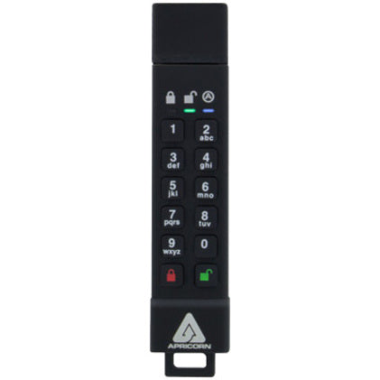 Apricorn 128GB Aegis Secure Key 3z USB 3.1 Flash Drive ASK3Z-128GB